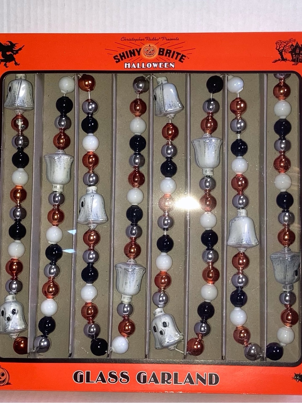 Shiny Brite New Glass Bead Garland 7 ft.
